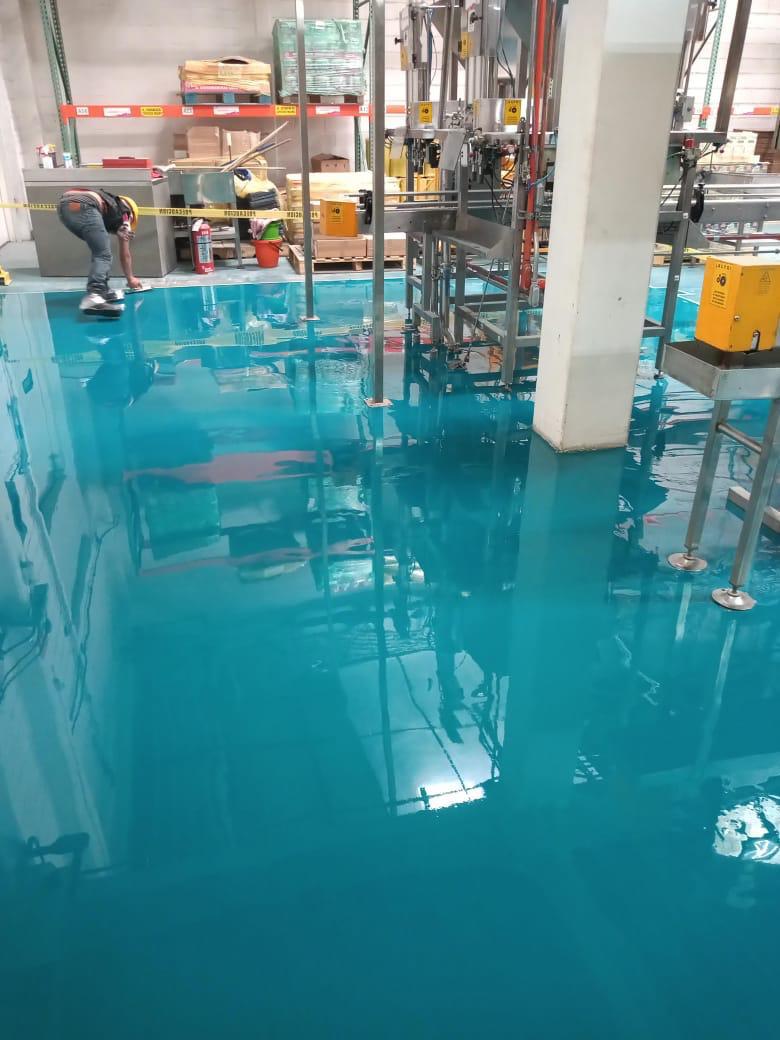 Acabado epóxico uniforme